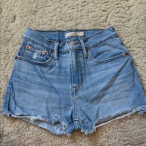 Levi's Light Blue Jean Shorts